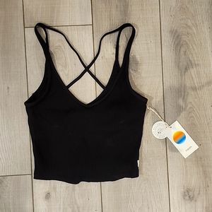 Vuori Rib Crop Tank Top